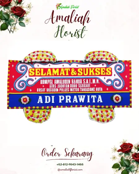 Papan Bunga Ucapan Selamat Srumbung